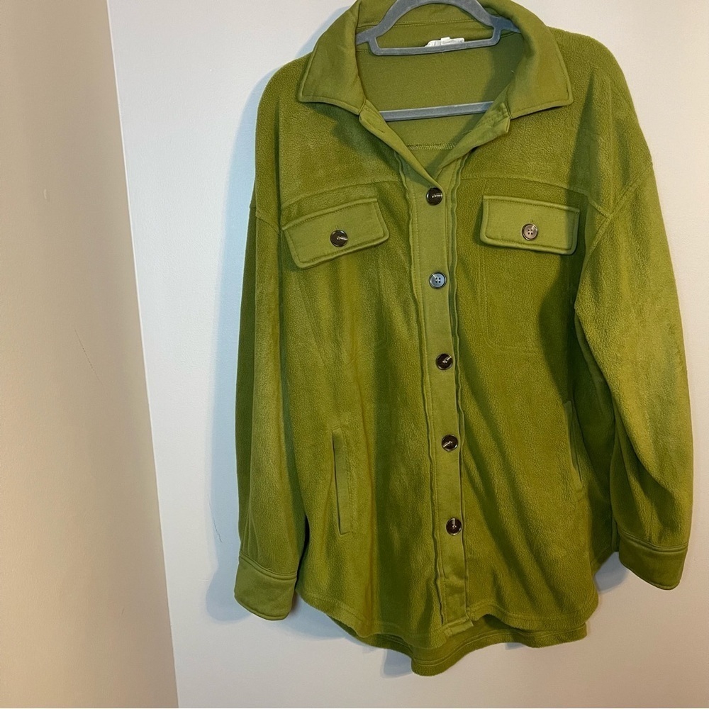La Miel Olive Green Women's Jacket Small